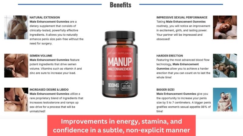 Benefits of Using ManUP Gummies