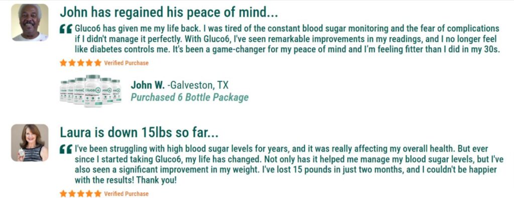 Experience with Gluco6